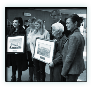 Nominee, Stephanie Dumbreck, alongside
Patricia Saunders, Winner of the 2019
Rev. T. Mel Bailey Heritage Awards.
City Hall, Hamilton, Ontario. Feb 23, 2019.