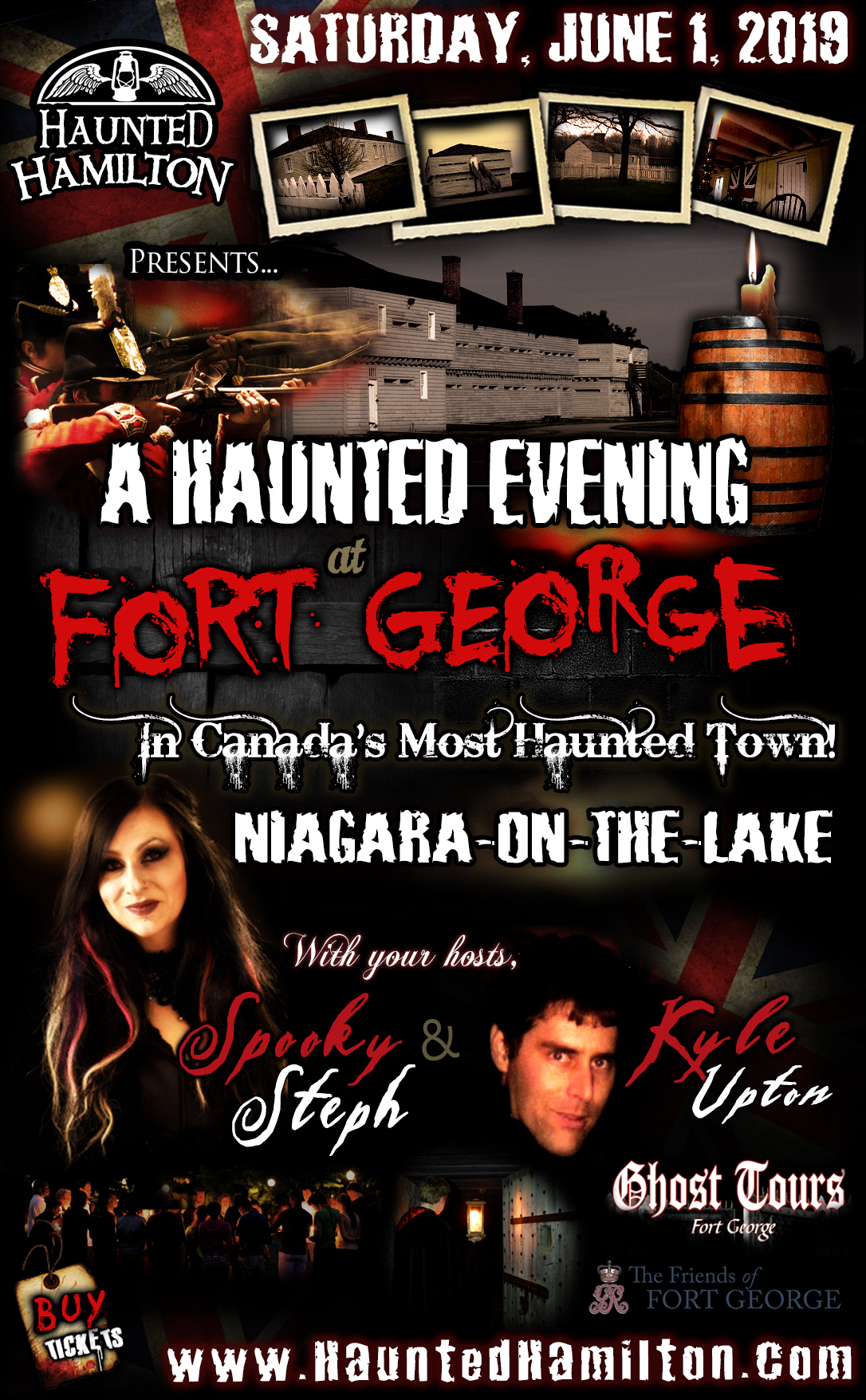 A Haunted Evening at FORT GEORGE presented by Haunted Hamilton | Canada's MOST HAUNTED Town, Niagara-on-the-Lake, Ontario, Canada